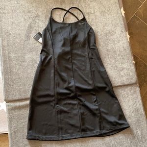 NWT Nike Icon Clash Dress, black, large